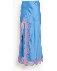 DANNIJO - High Slit Lace Applique Skirt - Lyst
