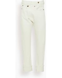 R13 - Cuffed Crossover Jeans - Lyst