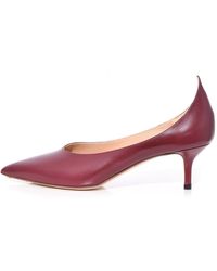 Francesco Russo High Vamp Pump - Pink