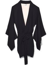 Fleur du Mal Haori Kimono In Black