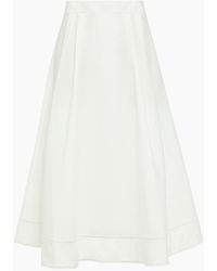 Rohe - Ladder Embroidered Poplin Skirt - Lyst