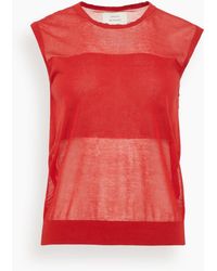 Loulou de Saison - Anita Sleeveless Knit Top - Lyst