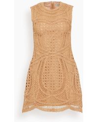 Jonathan Simkhai - Coen Sleeveless Crewneck Mini Dress - Lyst