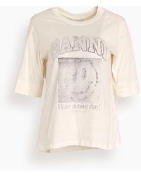 Ganni T-shirts for Women - Up to 66% off at Lyst.com