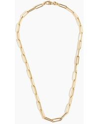 Vintage La Rose 18" Thick Gold Paperclip Chain - Metallic