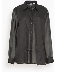 TOTEME - Double Collar Shirt - Lyst