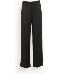 Rohe - Relaxed Drawstring Satin Trousers - Lyst