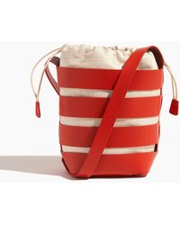 Paco Rabanne Cage Bucket Bag - Red