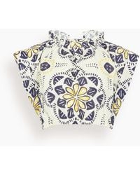 lemlem - Muna Ruched Crop Top - Lyst