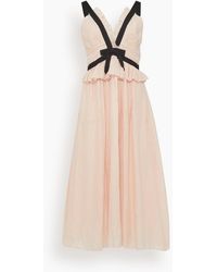 Sea - Thalia Ramie Tank Midi Dress - Lyst
