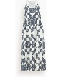 Sea - Ana Patchwork Print Tank Dress - Lyst