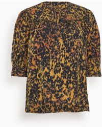 Ulla Johnson - Blaire Short Sleeve Blouse - Lyst