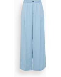Marni - Satin Wide Leg Trousers - Lyst