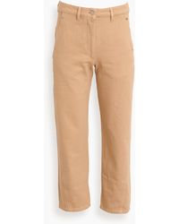 Lemaire Denim Twisted Pant - Natural