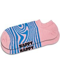 Happy Socks - Hellrosa Dizzy Socken ohne Aufdruck - Lyst
