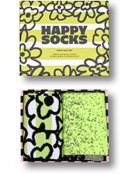 Happy Socks - Gelb 2er-Pack Party Crew Socken Geschenkset - Lyst