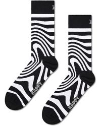 Happy Socks - Schwarze Dizzy Crew Socken - Lyst