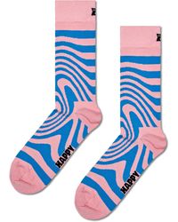 Happy Socks - Hellrosa Dizzy Crew Socken - Lyst