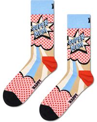 Happy Socks - Hellrosa Super Mom Crew Socken - Lyst