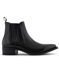 Harris Shoes 1913 - Texan Leather Ankle Boot With Elastic - Lyst