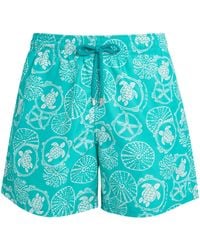 Vilebrequin - Turtle Print Moorea Swim Shorts - Lyst