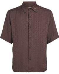 Sandro - Jacquard Cross Short-Sleeve Shirt - Lyst