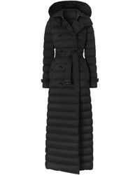 Burberry Maxi Puffer Coat - Black