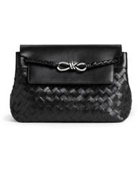 Bottega Veneta - Small Leather Andiamo Messenger Bag - Lyst