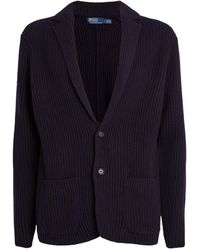 Polo Ralph Lauren - Wool-blend Notch-collar Cardigan - Lyst
