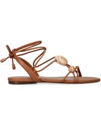 Zimmermann - Leather Gleam Sandals - Lyst
