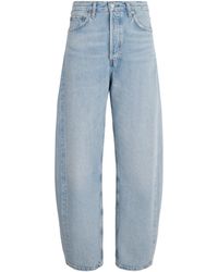 Agolde - Luna Pierced Tapered Jeans - Lyst