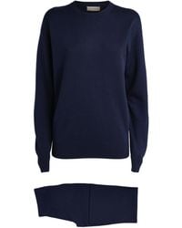 Olivia Von Halle - Silk-Blend Carmel Tracksuit - Lyst