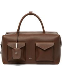 Max Mara - Large Leather Boston Bowler Bag - Lyst