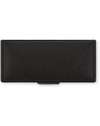 Smythson - Leather Panama Cufflink Box - Lyst