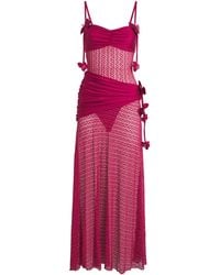 PATBO - Crochet-Trim Maxi Dress - Lyst