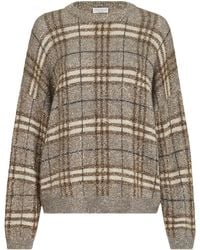 Brunello Cucinelli - Sequin Check Sweater - Lyst