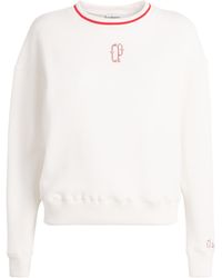 Claudie Pierlot - Cotton Cp Embroidered Sweatshirt - Lyst