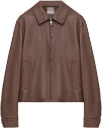 Loewe - Reversible Leather Jacket - Lyst