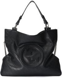 Gucci - Medium Leather Blondie Tote Bag - Lyst