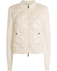 Moncler - Cotton Quilted Hybrid Jacket - Lyst