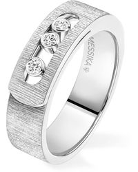 Messika - Move Noa Diamond And Chiselled Ring - Lyst