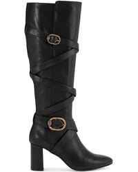 Kurt Geiger - Leather Mayfair Knee-High Boots 80 - Lyst