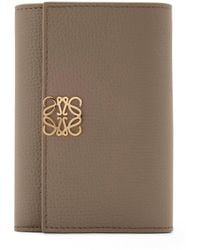 Loewe - Anagram Small Vertical Leather Wallet - Lyst