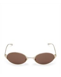 McQueen - Metal Sunglasses - Lyst