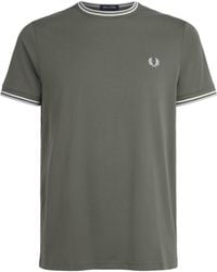 Fred Perry - Cotton Twin Tipped T-Shirt - Lyst