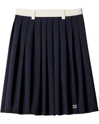 Miu Miu - Pleated Skirt - Lyst