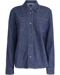 7 For All Mankind - Utility Denim Shirt - Lyst