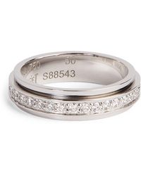 Piaget - White Gold And Diamond Possession Eternity Wedding Ring - Lyst