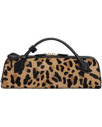 Alaïa - Leather Leopard Print Le Teckel Clutch Bag - Lyst
