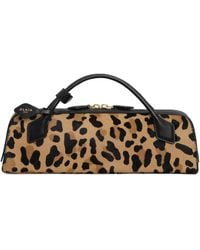 Alaïa - Leather Leopard Print Le Teckel Clutch Bag - Lyst